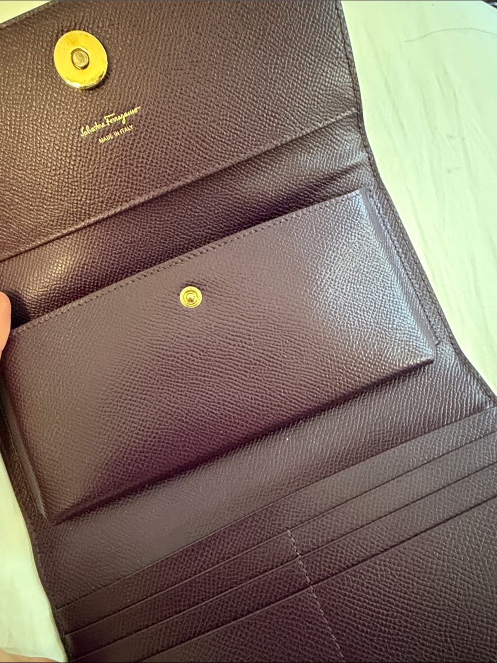 Salvatore Ferragamo Purple Vara Bow Bag - Picture 5 of 7